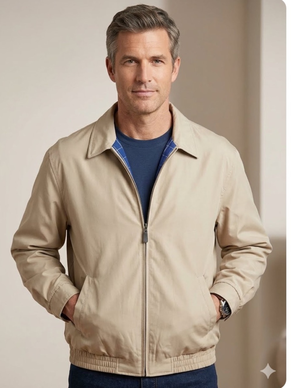 Chaps Beige Jacket